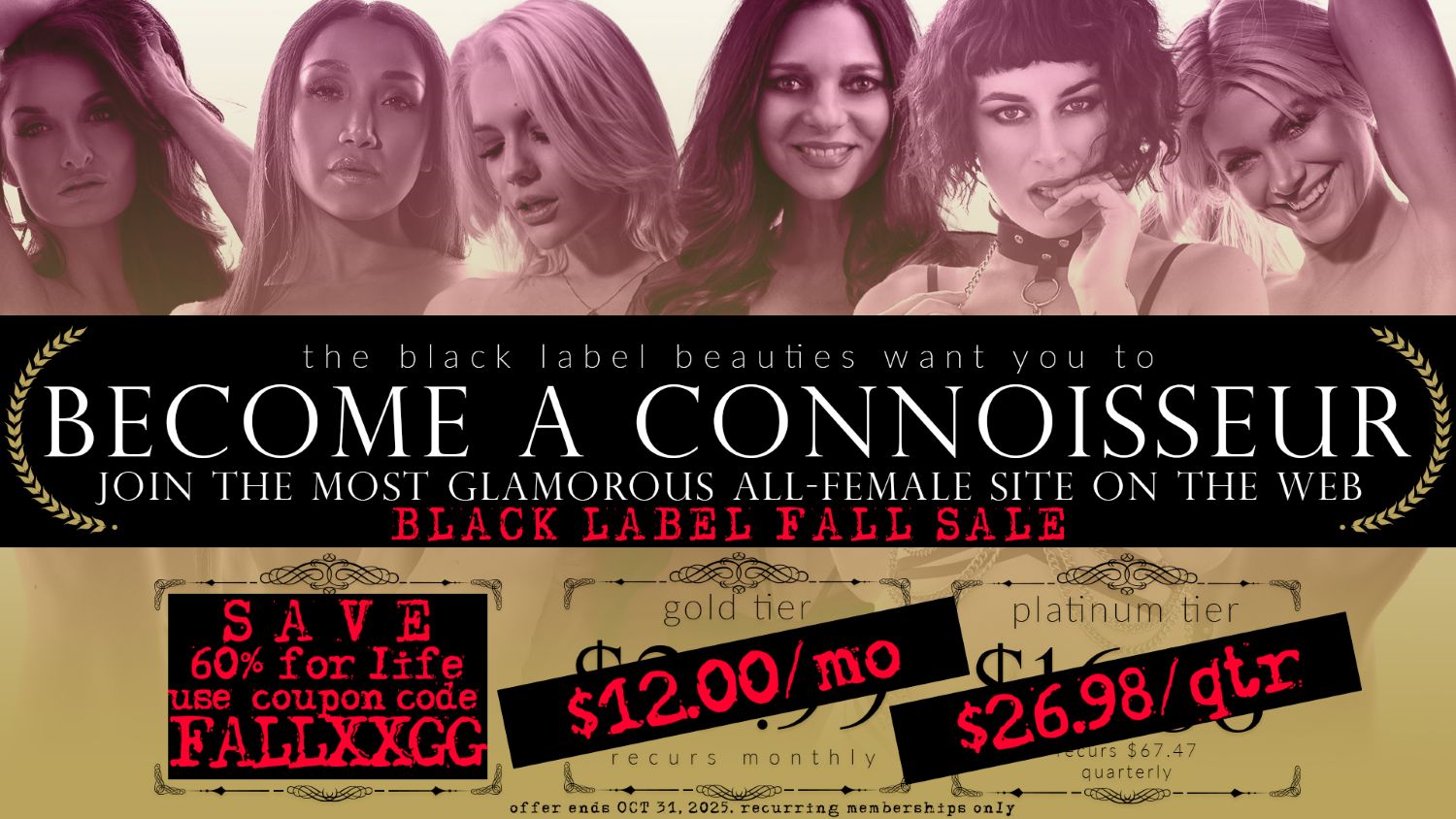 Black Label Magazine Ignites Fall with Sizzling 60% Off VIP Memberships!