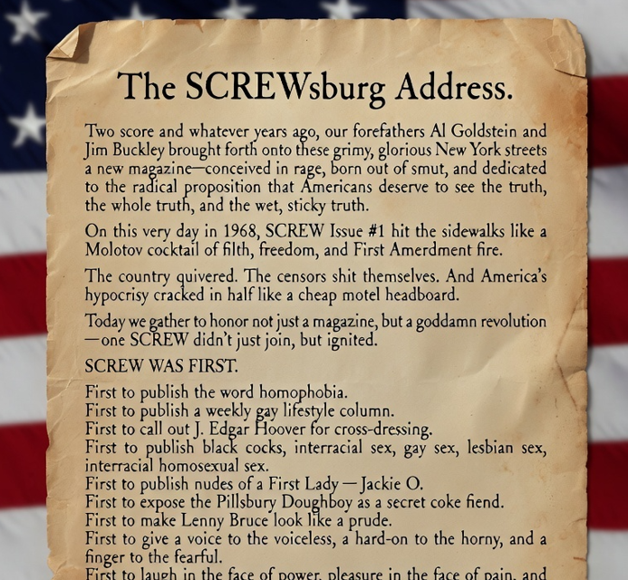 Celebrating 57 Years of Filth, Freedom, and First Amendment Fistfights!